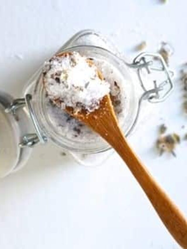 How To Make Simple Homemade Lavender Bath Salts