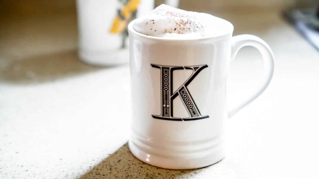 homemade hot cocoa in a mug