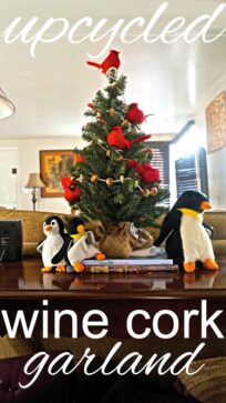 Upcycled: Wine Cork Garland UpcyclingiscoolMakezerowastewinecorkgarlandforChristmasfromwww.goingzerowaste