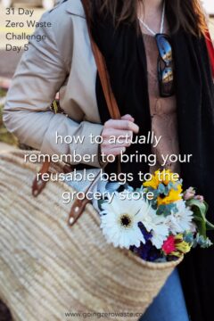 How to Actually Remember to Bring Your Reusable Bags - Day 5 of the Zero Waste Challenge How to Actually Remember to Bring Your Reusable Bags - Day 5 of the Zero Waste Challenge