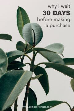 Shop Sustainably: Why I Wait 30 Days Before I Buy Why I Wait 30 Days Before I Make a Purchase