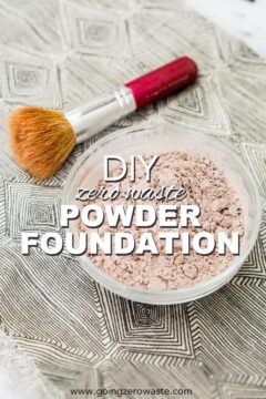 DIY Makeup: Zero Waste Powder Foundation DIY, Zero Waste Powder Foundation