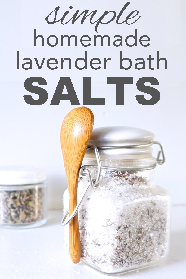 DIY Bath Salts with Lavender
