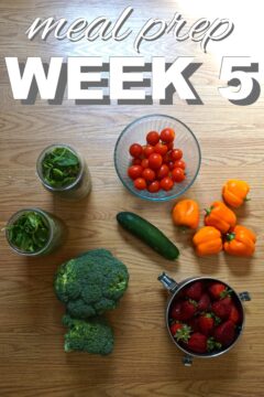 Zero Waste, Meal Prep Week Five zero waste meal prep week 5