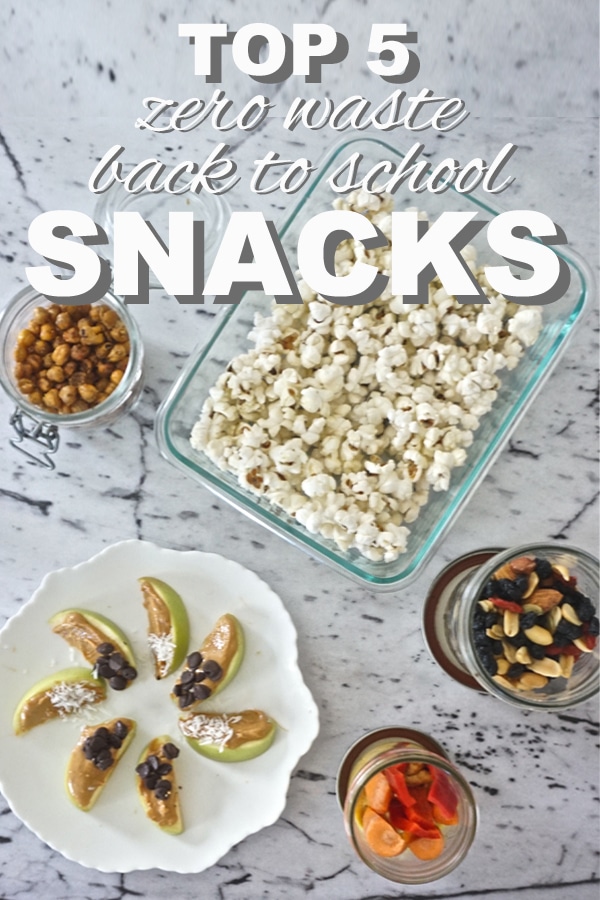 My Top 5 Zero Waste Sugar Free Snacks for Back to School