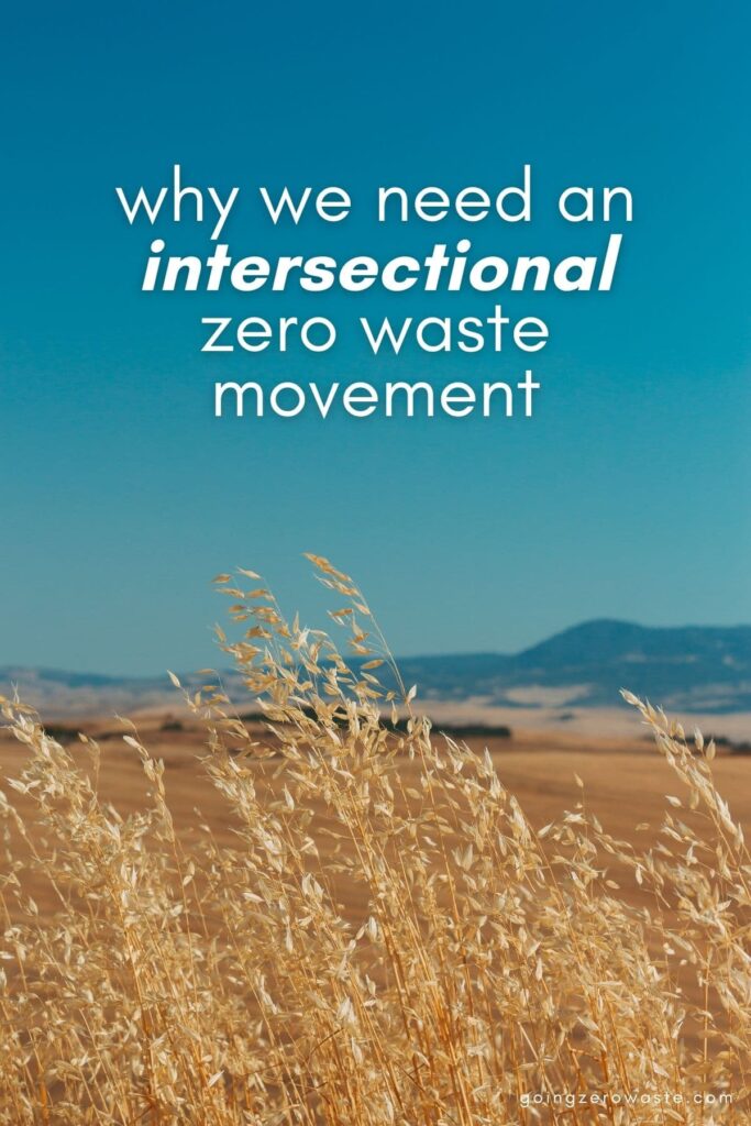 Why We Need An Intersectional, Anti-Racist Zero Waste Movement from www.goingzerowaste.mom #zerowaste #ecofriendly #intersectional #antiracist 