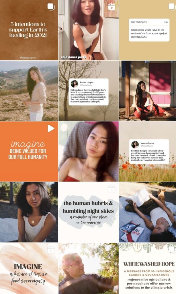Kamea Chayne / Eco friendly living: 15 people who will motivate you and inspire you! from www.goingzerowaste.mom #zerowaste #ecofriendly #instagram #influencers #sustainableliving