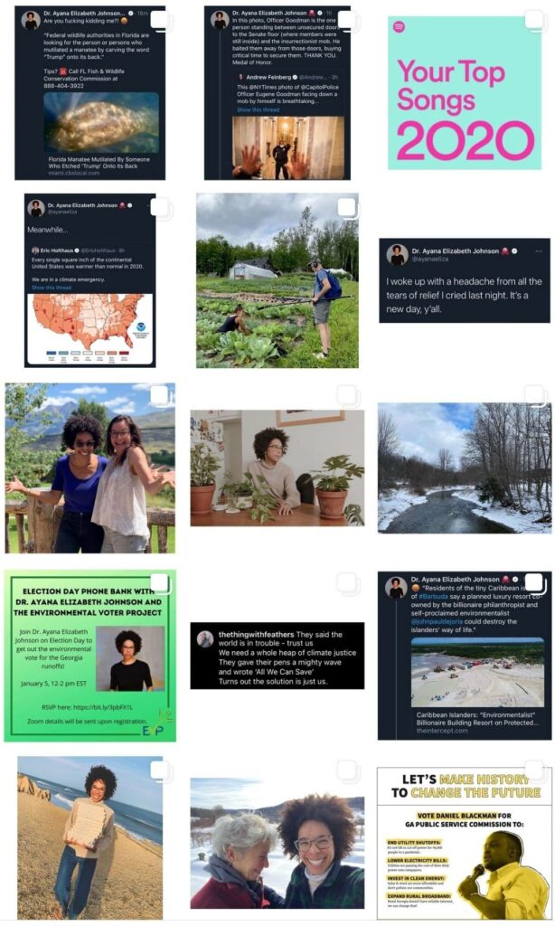 Dr. Ayana Elisabeth Johnson / Eco friendly living: 15 people who will motivate you and inspire you! from www.goingzerowaste.mom #zerowaste #ecofriendly #instagram #influencers #sustainableliving