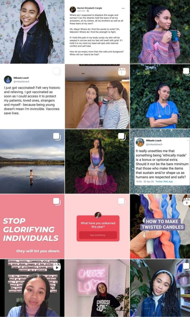 Mikaela Loach / Eco friendly living: 15 people who will motivate you and inspire you! from www.goingzerowaste.mom #zerowaste #ecofriendly #instagram #influencers #sustainableliving