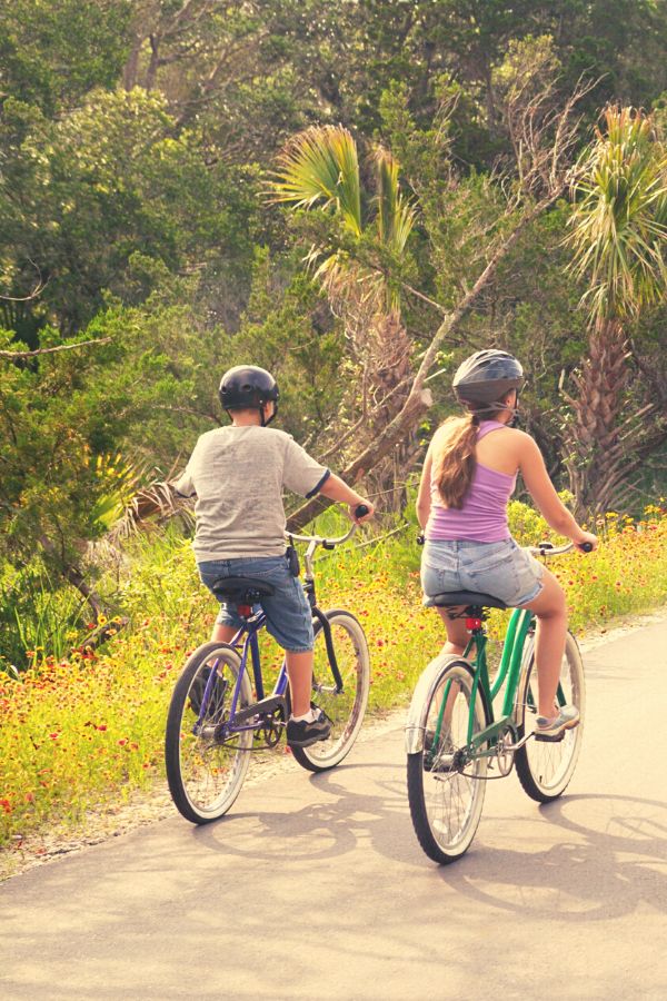 riding bikes together is one of the best experience gift ideas