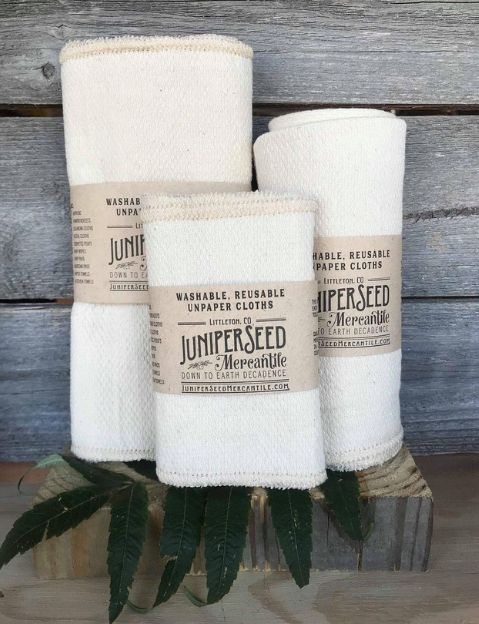 juniper seed mercantile: 10 Reusable Paper Towels For Sustainable Cleaning