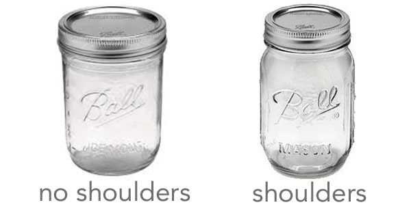 The best types of jars used for freezing premade smoothies. 