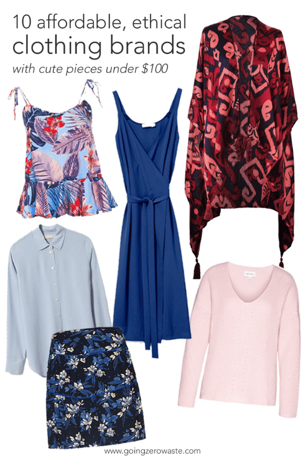 Clothes from eco friendly clothing brands that are affordable and approachable