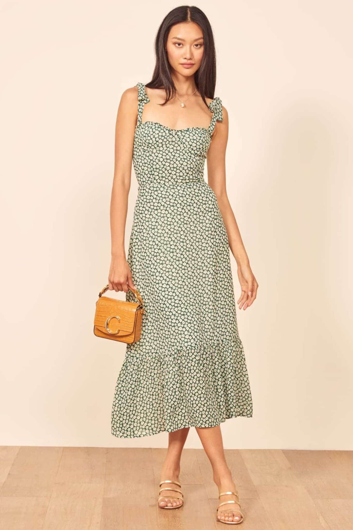 Reformation, one of the suggested sustainable dress brands